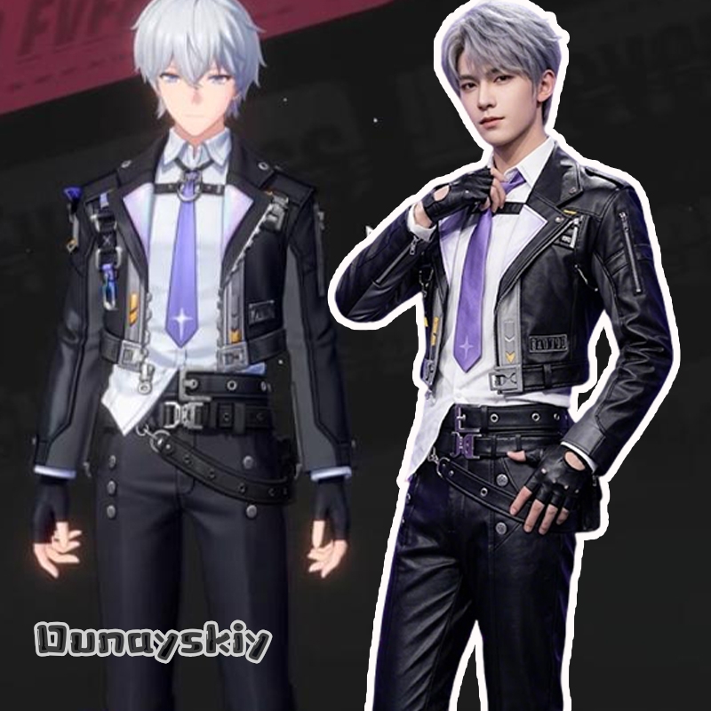 Anime Cosplay Outfits Male - OHaYo*/ネバーネス・トゥ・エバネス コスプレ衣装 エスペルゼロ 男性アニメゲームロールプレイ衣装 男性用 ハロウィンパーティーパフォーマンス用