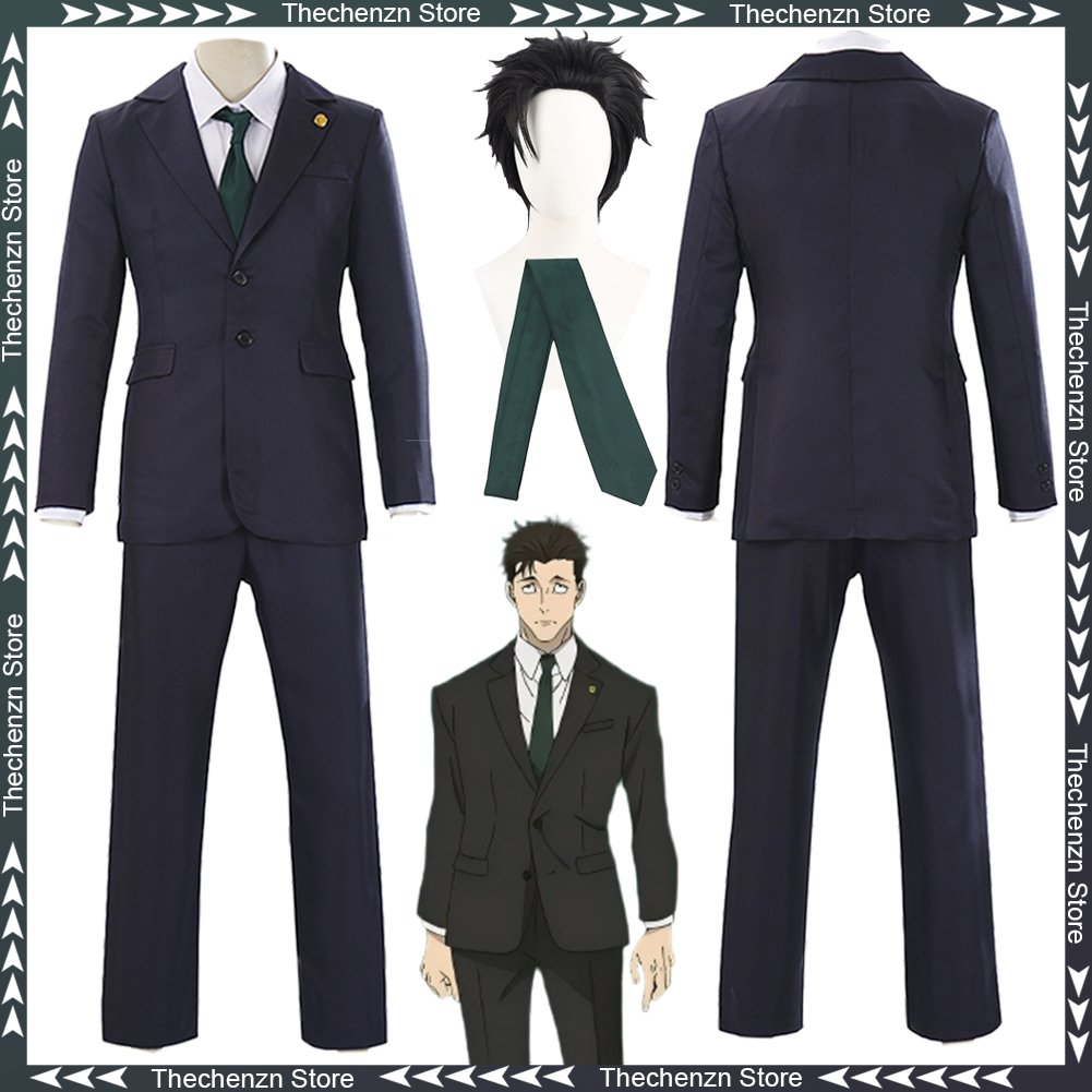 Anime Cosplay Outfits Male - ファンシードレスアニメ呪術廻戦ハカリ金吉コスプレ男性用ウィッグ服男の衣装ハロウィン成人男性パーティー衣装