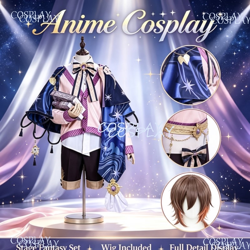 Anime Cosplay Outfits Male - Nu Carnival Yakumo 暖かい新星の祈り限定コスプレフルセット男性用衣装 ハロウィン コミックコン