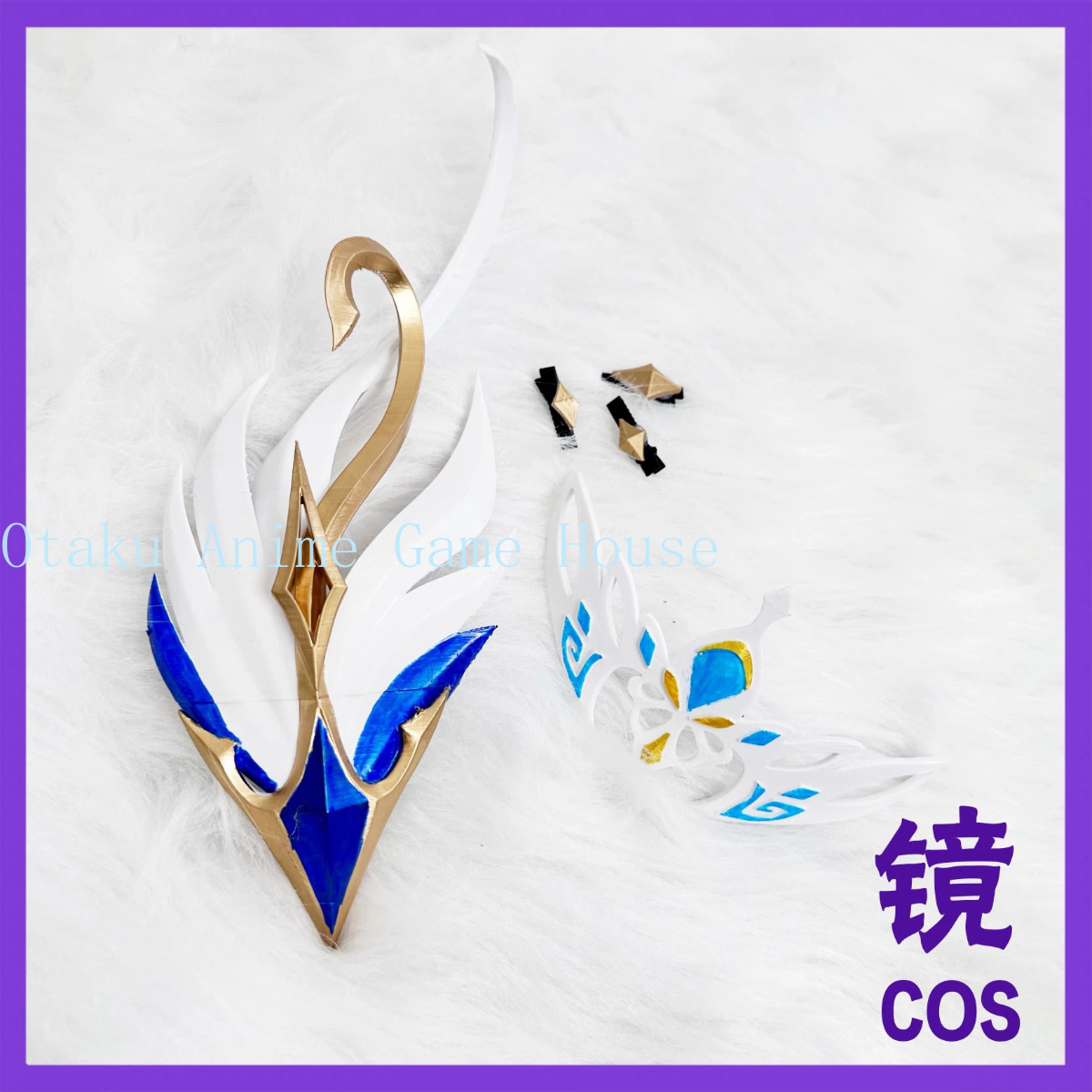 原神オデットコスプレ小道具ヘアクリップロールプレイアクセサリ - Anime Cosplay Sword のレビューと価格