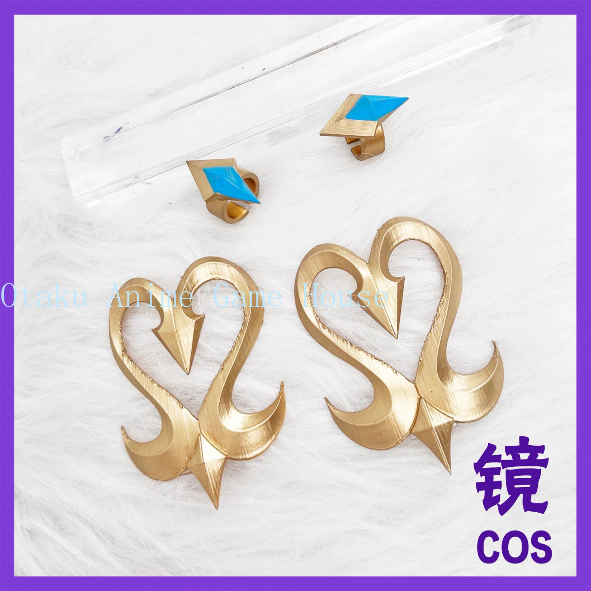 原神オデットコスプレ小道具ヘアクリップロールプレイアクセサリ - Anime Cosplay Sword のレビューと価格