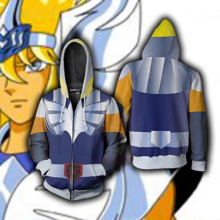 アニメ聖闘士星矢 3D プリントパーカー男性女性ストリート特 - Cosplay Anime Basic のレビューと価格