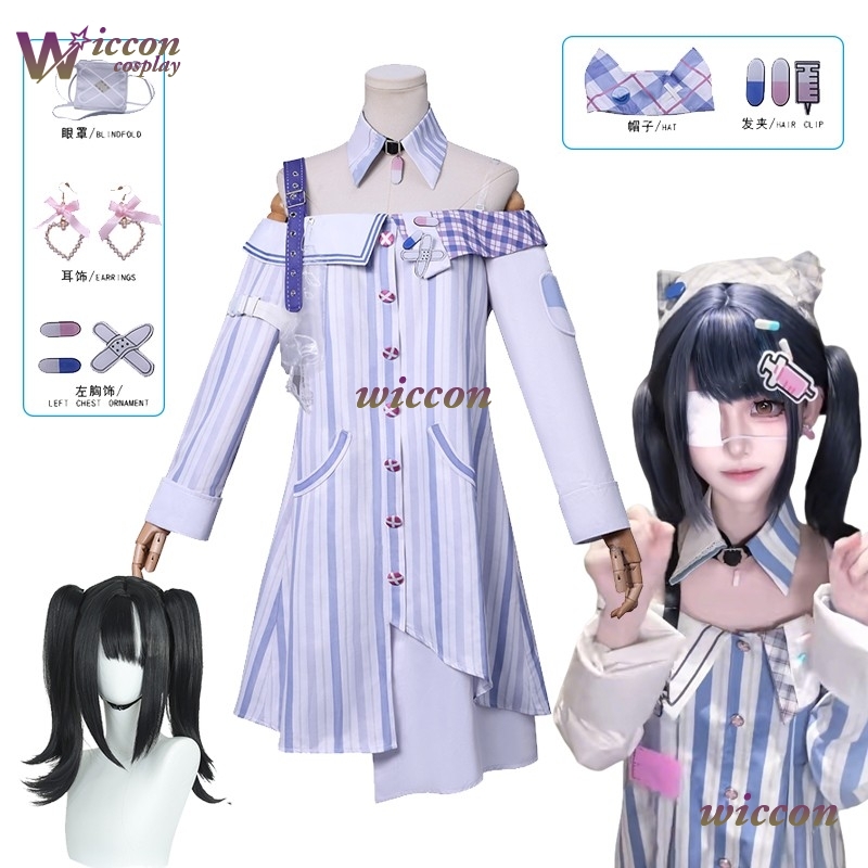 アイパッチ ジライケイ インフィニティニッキ コスプレ衣装  - Anime Cosplay Ideas For Women のレビューと価格