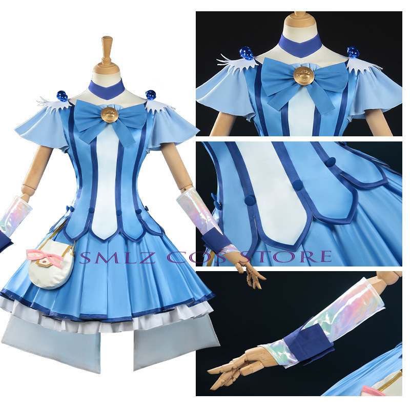 キュアビューティーコスプレアニメスマイルグリッターブリーズキ - Anime Cosplay Mujer のレビューと価格