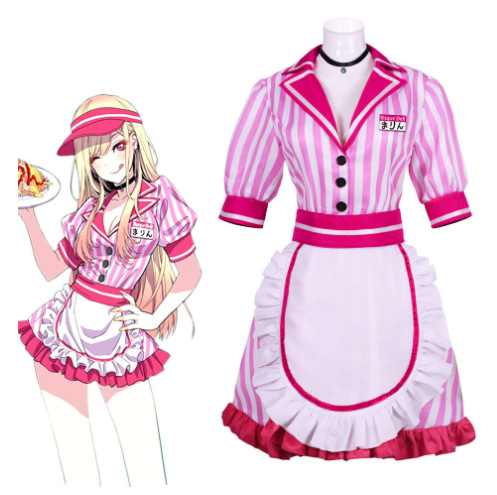 WHH コミックキタガワマリン五条ワカコスプレ衣装ウェイター - Anime Cosplay Maid のレビューと価格
