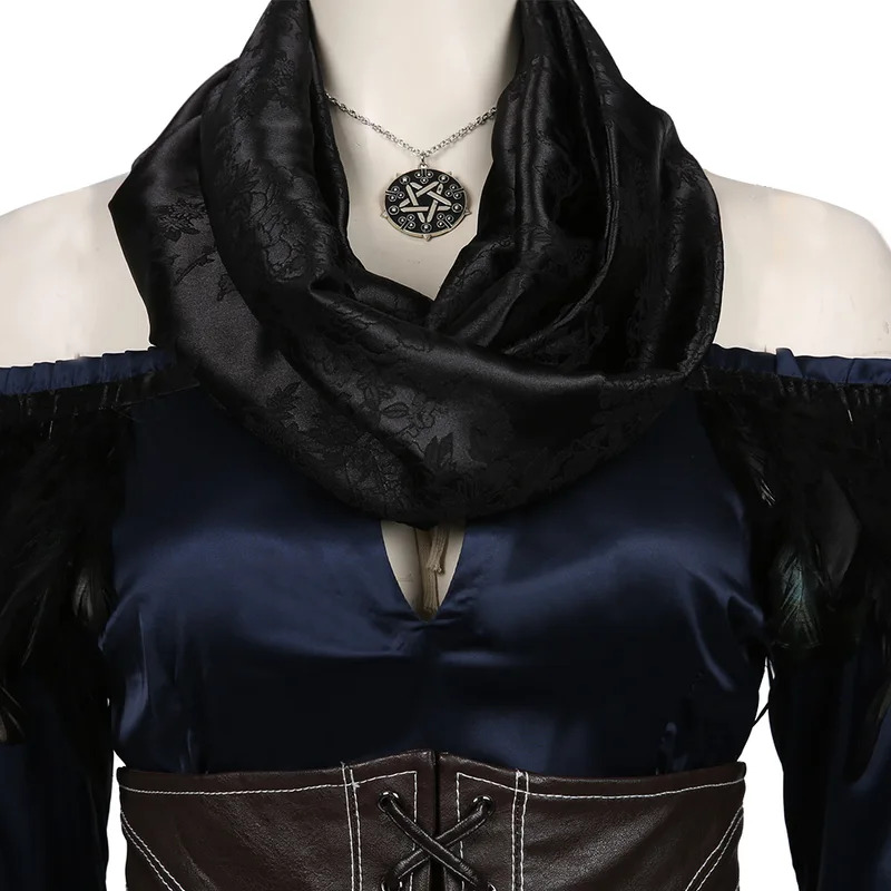 イェネファーコスプレファンタジア衣装変装女性女の子服ロールプ - Anime Cosplay Mujer のレビューと価格