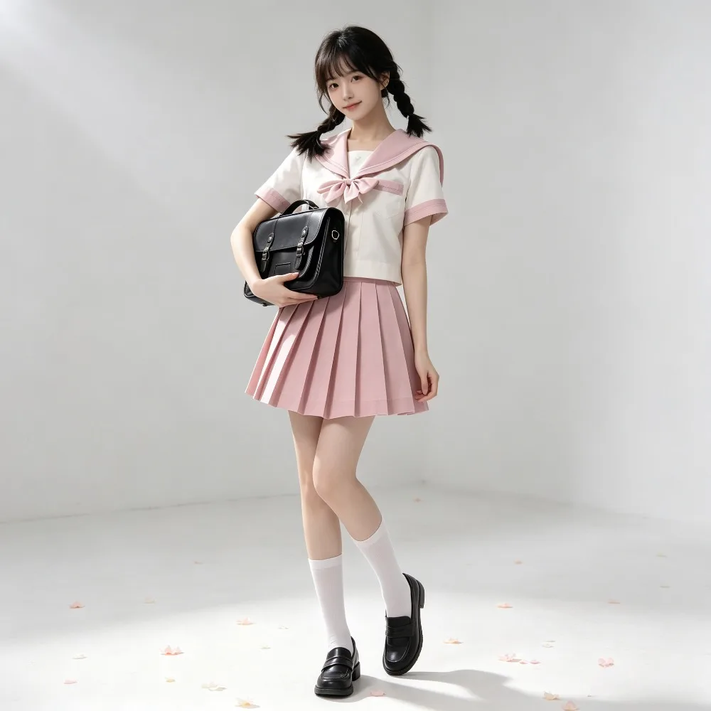 本格的な日本の女子高生セーラー服セット、3冊セットの基本的な - Cosplay Anime Basic のレビューと価格