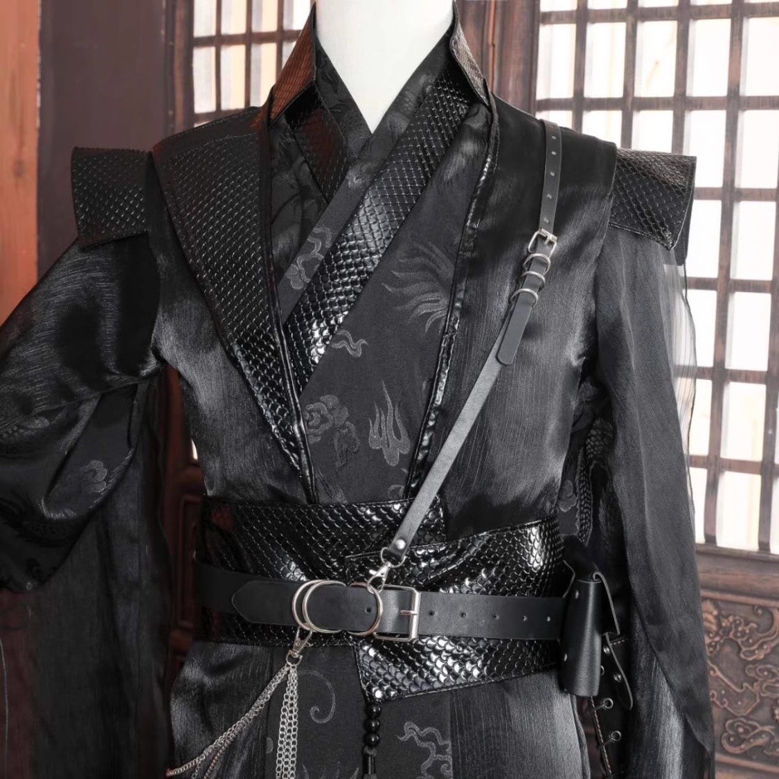 He Xuan 男性用カーニバルコスプレ衣装 大人用 中国伝 - Anime Cosplay Outfits Male のレビューと価格
