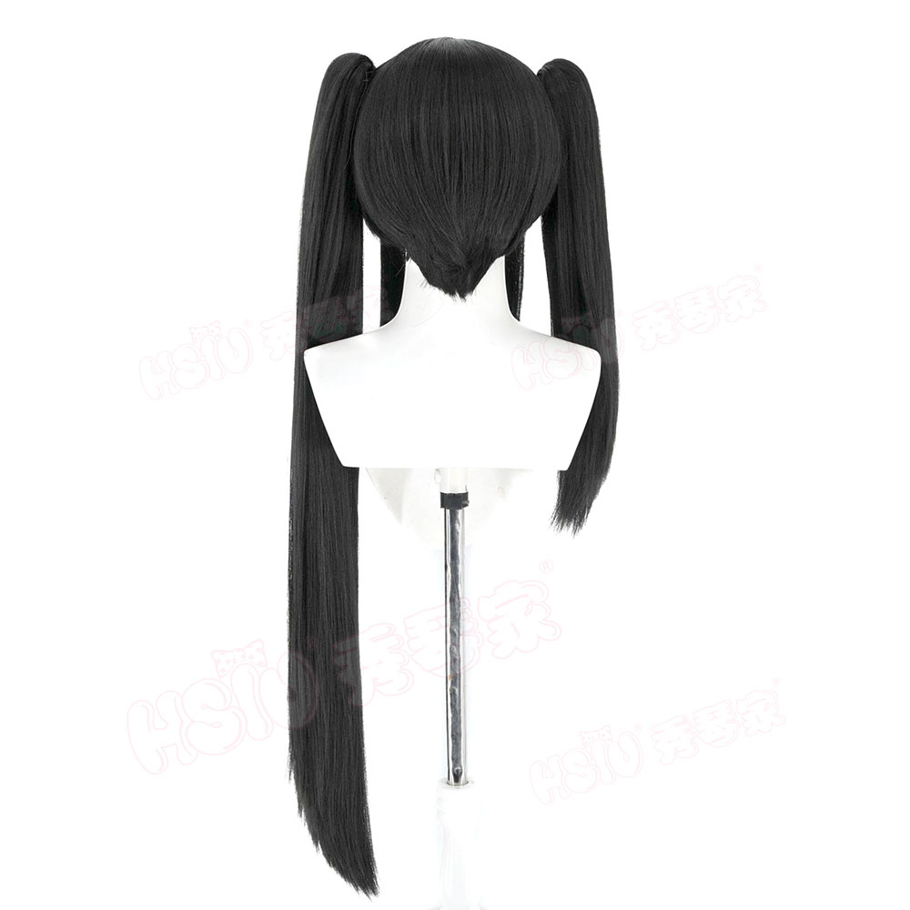 デート・ア・ライブ トキサキ・クルミ コスプレウィッグ HS - Anime Cosplay Long Black Hair のレビューと価格